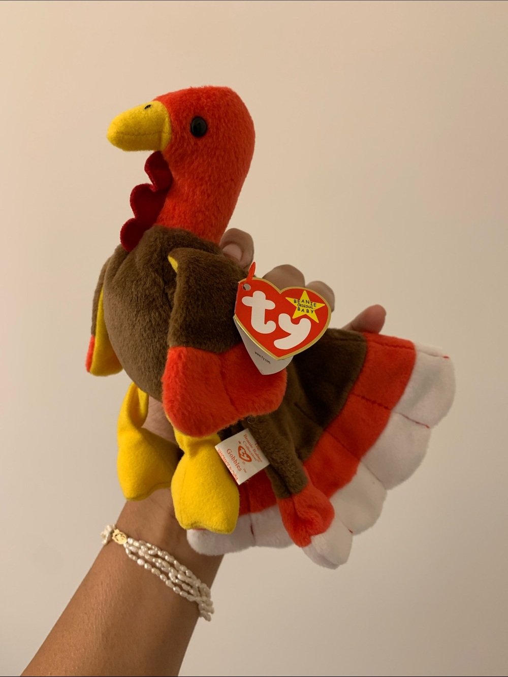 Ty gobbles the turkey
